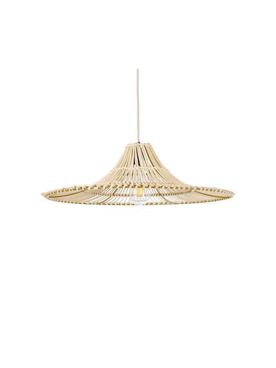 GloboStar Palermo Deckenleuchte Beiges Boho Raster mit Lampenbirnensockel E27 60x60x20cm