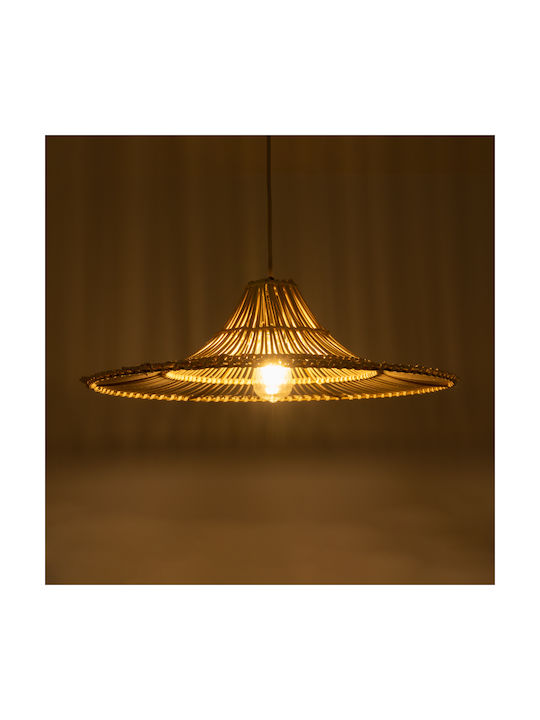 GloboStar Palermo Deckenleuchte Beiges Boho Raster mit Lampenbirnensockel E27 60x60x20cm