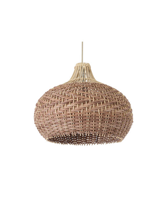 GloboStar Panama Ceiling Light Beige Boho Grid with E27 Socket 40x40cm