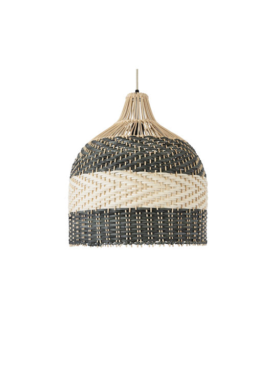 GloboStar Barbados Ceiling Light Beige Boho Grid with E27 Socket 40x40x45cm