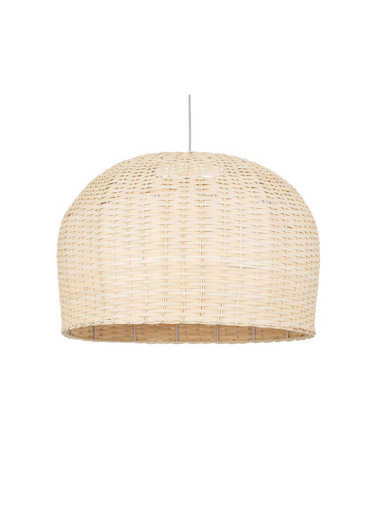 GloboStar Hängelampe Beige Boho Glocke 50cm.