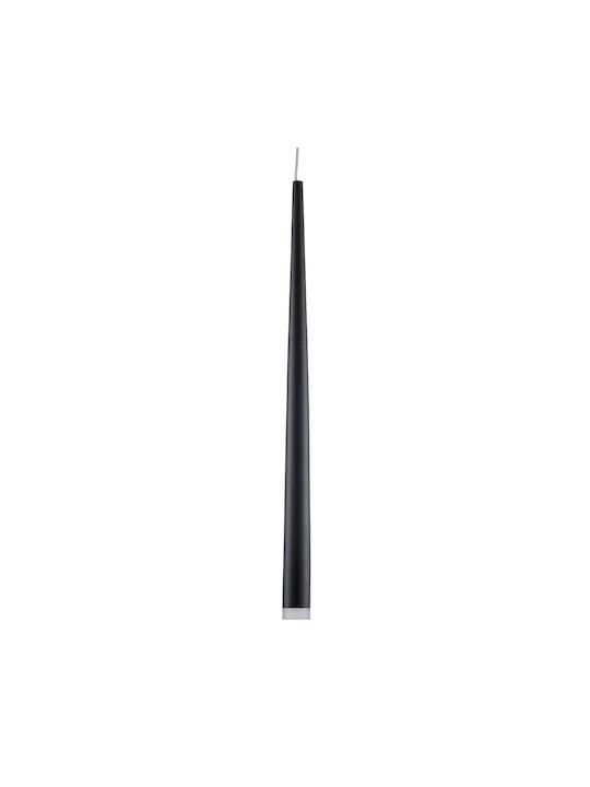 GloboStar Tears Lumini Suspendate Negru LED cu Lumină Bianco Reglabilă 51.5x51.5x51.5cm