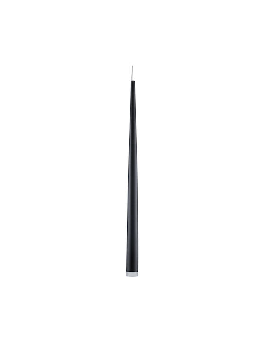 GloboStar Tears Lumini Suspendate Negru LED cu Lumină Bianco Reglabilă 51.5x51.5x51.5cm