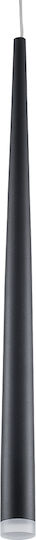 GloboStar Tears Deckenleuchte Schwarz LED mit Verstellbarem Weiß Licht 51.5x51.5x51.5cm