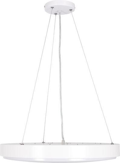 GloboStar Casper Deckenleuchte Weiß LED mit Verstellbarem Weißes Licht 45x45cm