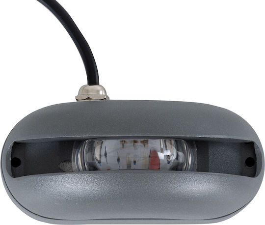 GloboStar Window-Curba Επιτοίχια Εξωτερική Πλαφονιέρα LED IP65 6W με Ρυθμιζόμενο Λευκό Φως