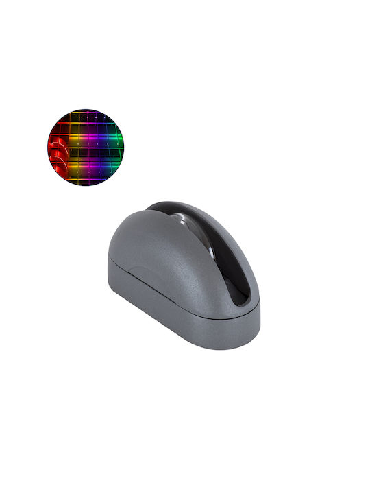 GloboStar Window-Curba Aplica de exterior montată pe perete LED IP65 6W cu RGB Lumină