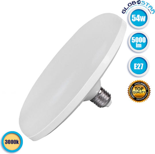GloboStar LED Bulb 54W 220mm for Socket E27 Warm White 5000lm
