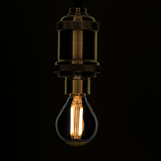 GloboStar Edison Retro LED Bulb 4W 81.5mm for Socket E14 and Shape G45 Warm White 400lm Dimmable