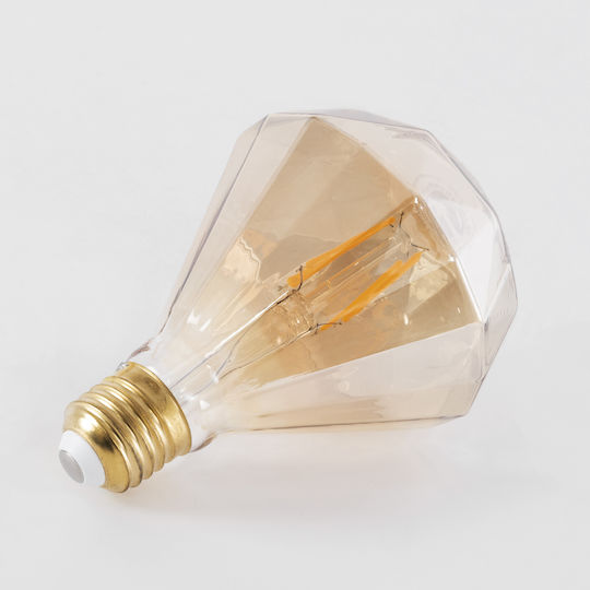 GloboStar LED Bulb 6W 134mm for Socket E27 Warm White 560lm Dimmable