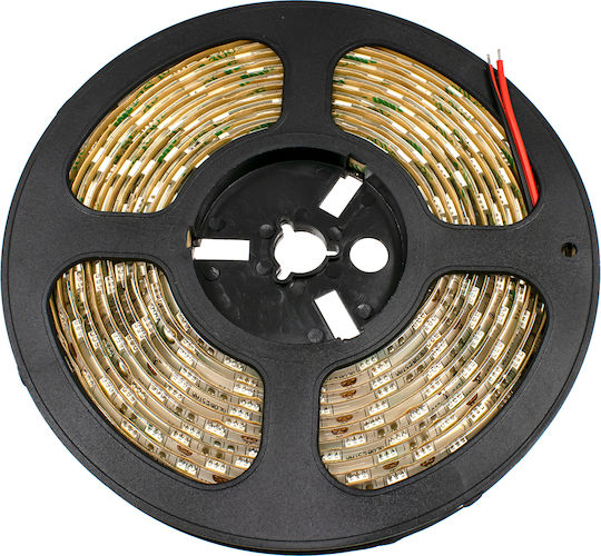 GloboStar Αδιάβροχη Ταινία LED 12V Ψυχρό Λευκό Φως 5m Τύπου SMD5050