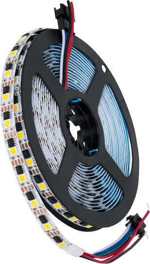 GloboStar Bandă LED 12V Alb Cald Lumină 5m Tip SMD5050