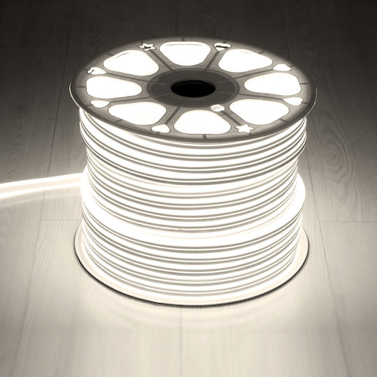 GloboStar Rezistent la apă Bandă LED Double-Sided 220V Alb Natural Lumină 1m Neon Flex