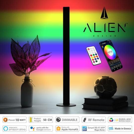 GloboStar Alien Diva Dekorative Lampe Bar Schwarz