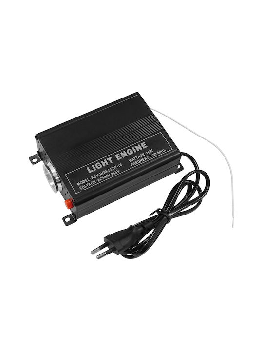 GloboStar Dekoratives Tischlicht LED RGBW Optische Faser 11,5cm