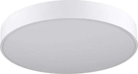 GloboStar Burton Ceiling Mount Light 60cm White with Integrated LED and Remote Control