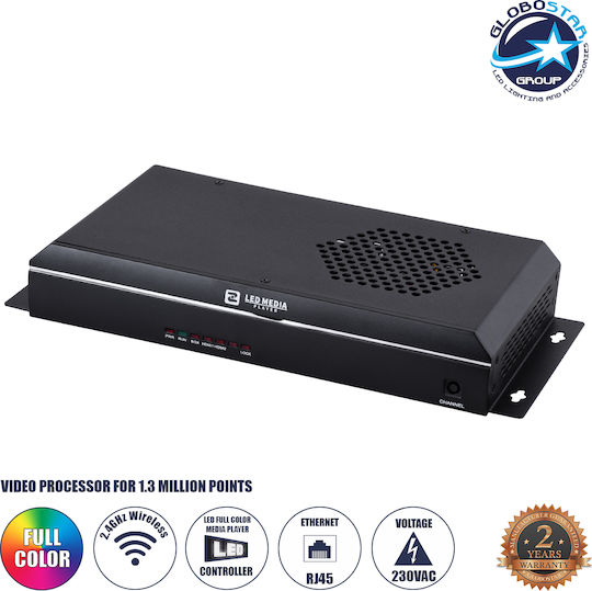 GloboStar Proculco ZH-C2 Fără fir Controller pentru Afișaje LED Wi-Fi Montat pe perete 90238