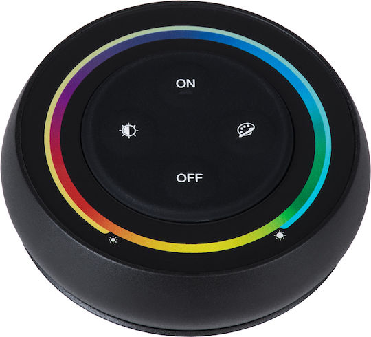 GloboStar Dimmer Switch with LED Touch Frame in Black Colour