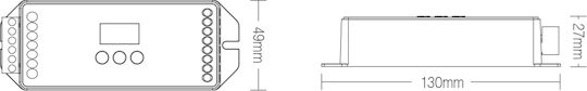 GloboStar Ασύρματο Dimmer και RGB Controller IR 71423