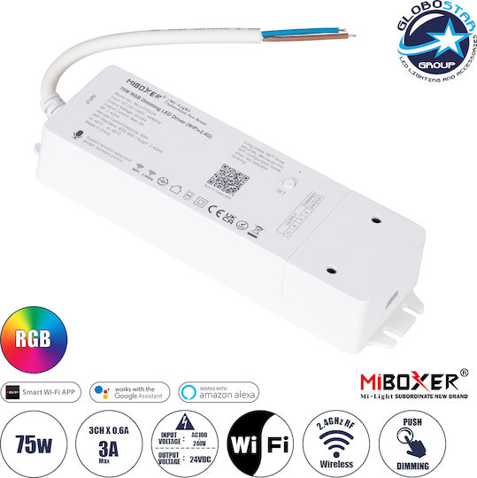 GloboStar Безжичен RGB контролер RF 71439