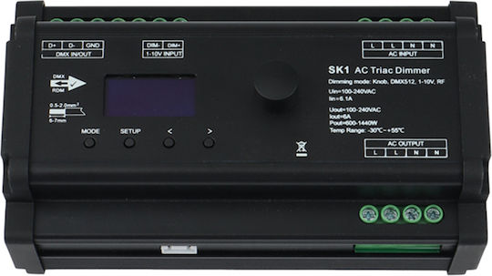 GloboStar SKYDANCE Dimmer IR (Romanian translation): Interfață de comerț electronic Montat pe perete 70674