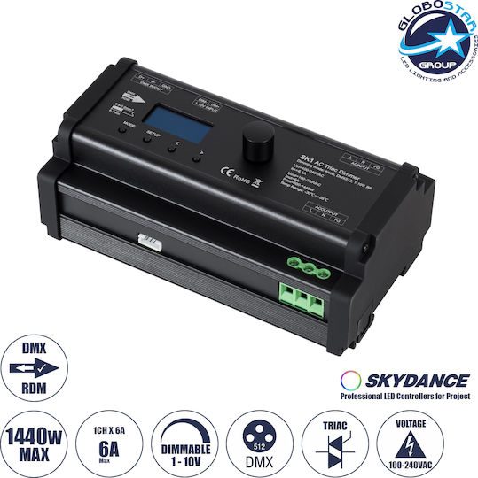 GloboStar SKYDANCE Dimmer IR (Romanian translation): Interfață de comerț electronic Montat pe perete 70674