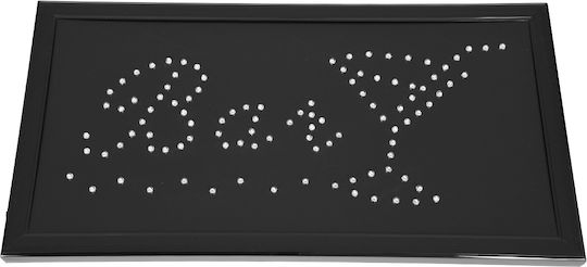 GloboStar Motion LED Sign One - Sided 48x25cm Red / Orange / Green
