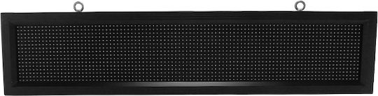 GloboStar Rolling LED Sign One - Sided Waterproof 104x24cm Red