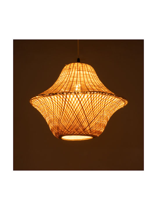 GloboStar Juniper Deckenleuchte Beige Boho Raster mit Lampenbirnensockel E27 45x45x40cm