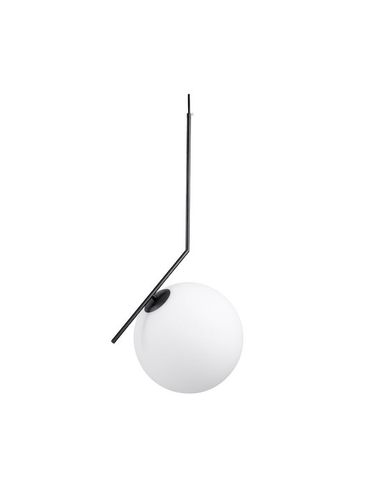 GloboStar Monroe Pendant Light Black Ball with Socket E27 50x36x75cm