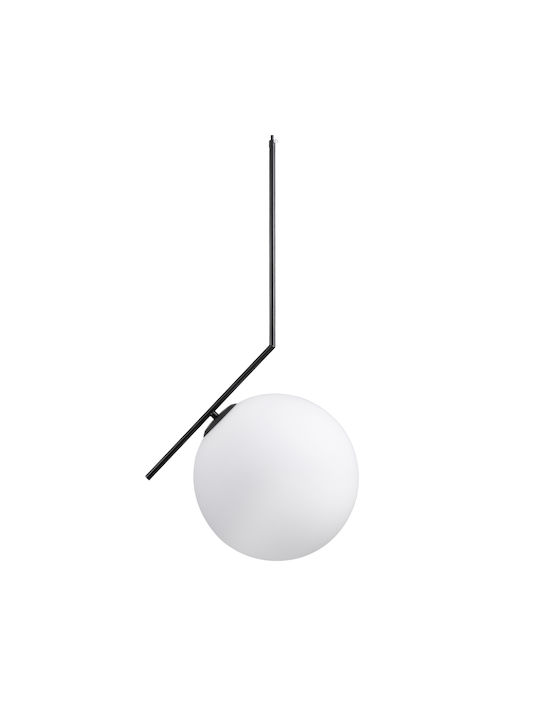 GloboStar Monroe Pendant Light Black Ball with Socket E27 50x36x75cm