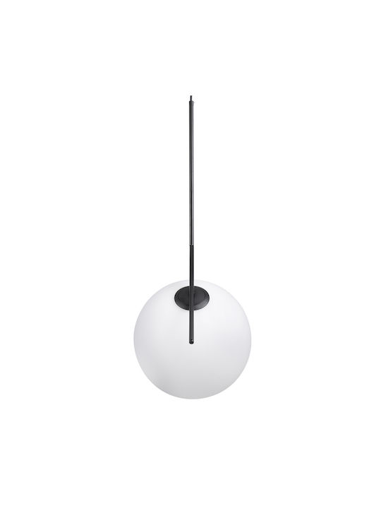GloboStar Monroe Pendant Light Black Ball with Socket E27 50x36x75cm