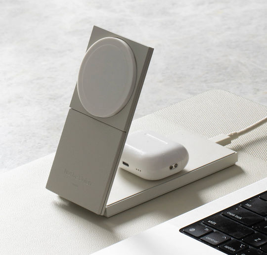 Native Union Безжично зарядно Qi2 и кабел USB-C 15W Черен (Rise)