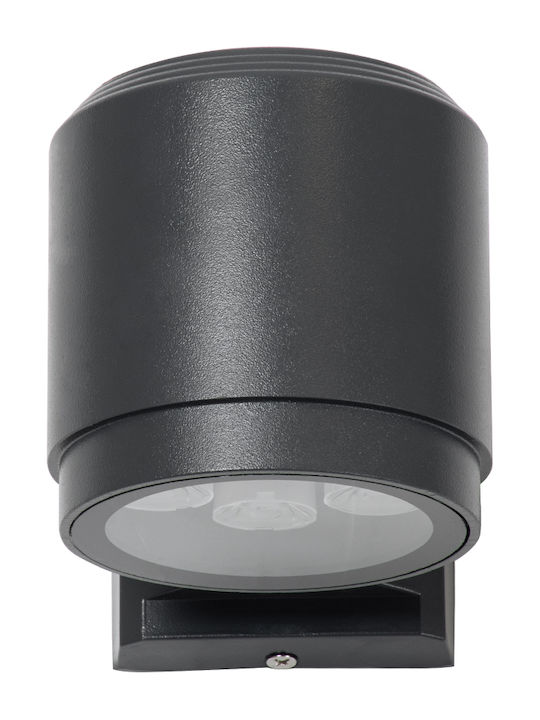 GloboStar Wall-Mounted Outdoor Spot LED IP67 12W with Warm White Light Double Beam