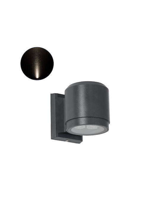 GloboStar Wall-Mounted Outdoor Spot LED IP67 12W with Natural White Light Double Beam