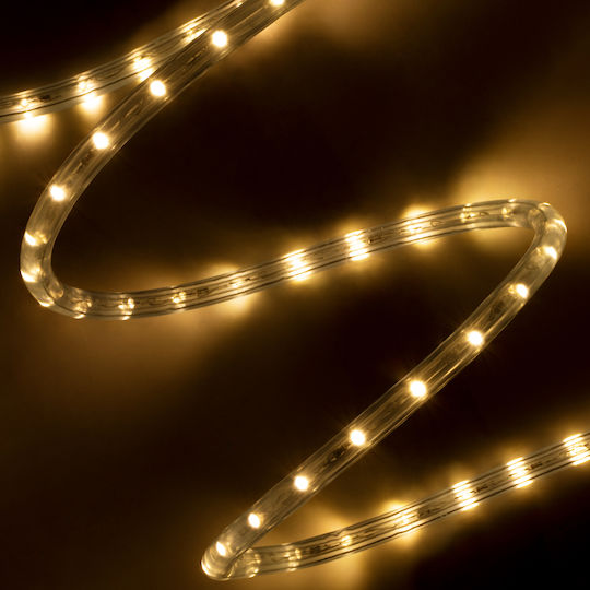 GloboStar Rezistent la apă Bandă LED 220V Alb Cald Lumină 1m