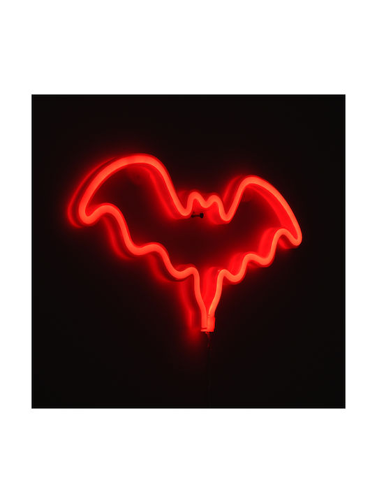 GloboStar Neon Διακοσμητικό Φωτιστικό Batman LED Φιγούρα 35.5x16εκ.