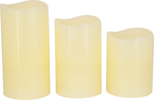 GloboStar Decorative Lamp Wax Polish White 3pcs