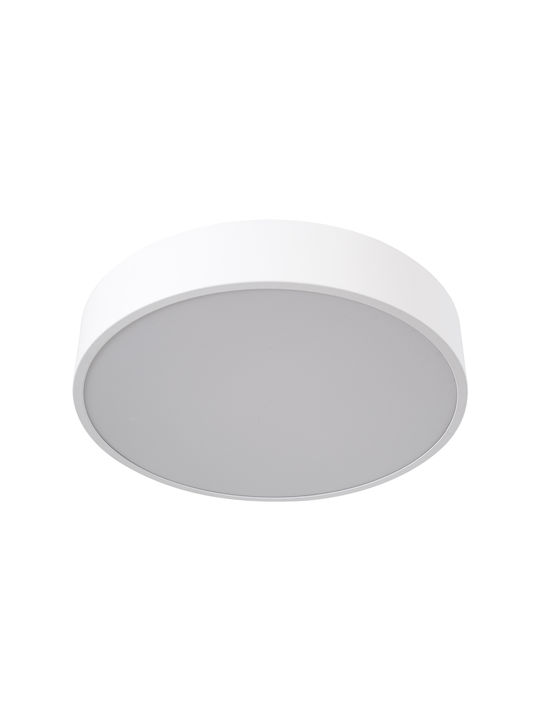 GloboStar Burton Πλαφονιέρα Οροφής 40εκ. Μαύρη με Ενσωματωμένο LED και Τηλεχειριστήριο