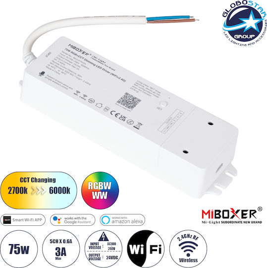 GloboStar Безжичен RGB контролер RF 71441