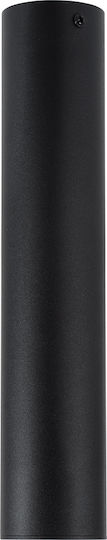 GloboStar Duct Single Spot with Socket GU10 in Black Color