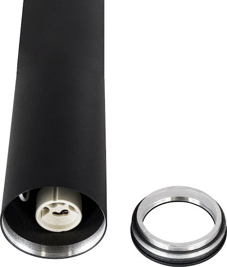 GloboStar Duct Single Spot with Socket GU10 in Black Color