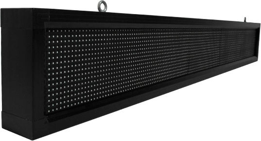 GloboStar Κυλιόμενη Πινακίδα LED Μονής Όψης Αδιάβροχη 168x24cm Πράσινο