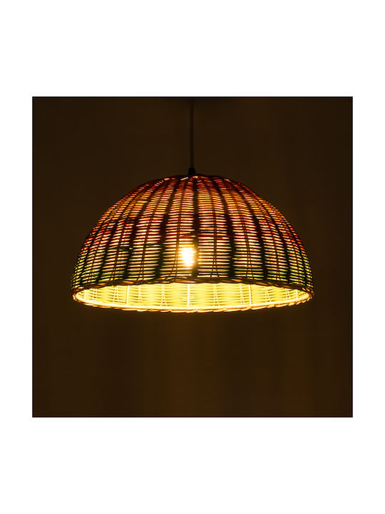 GloboStar Caballeros Multicolour Boho Grid Pendant Ceiling Light with E27 Socket 40x20x20cm