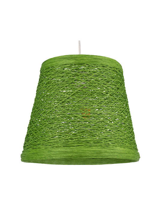 GloboStar Playroom Pendant Light Green with Rope for Socket E27 32x32x27cm