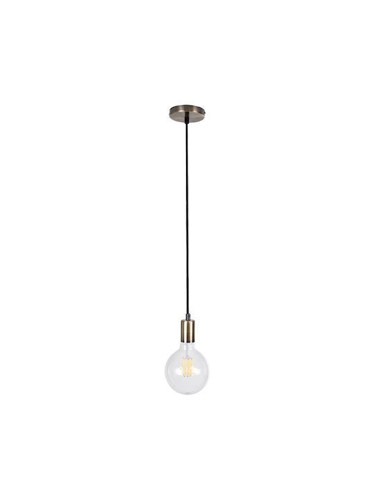 GloboStar Lumi Pendant Light Bronze with Socket E27 4x4x110cm