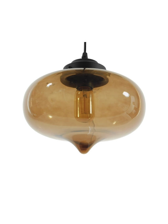 GloboStar Pomegranate Ceiling Light Honey Ball with E27 Socket 26x20x20cm
