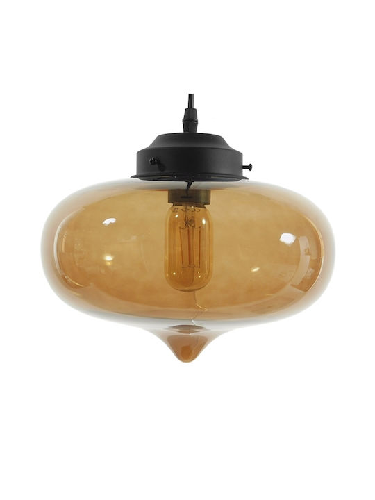 GloboStar Pomegranate Ceiling Light Honey Ball with E27 Socket 26x20x20cm