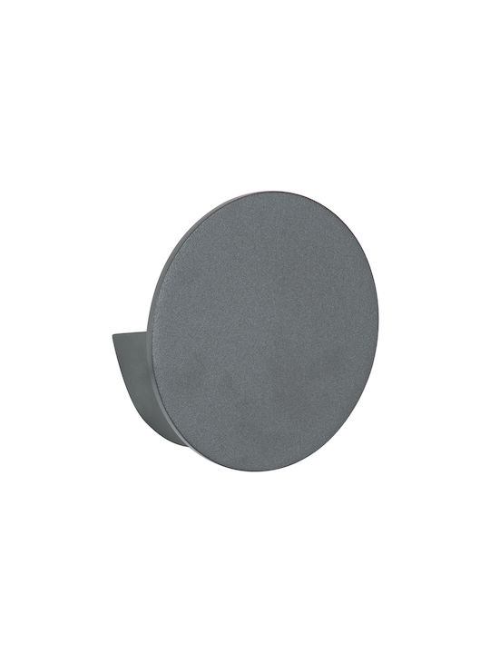 GloboStar Redondo Wall-Mounted Outdoor Ceiling Light LED IP65 10W with Warm White Light Double Beam