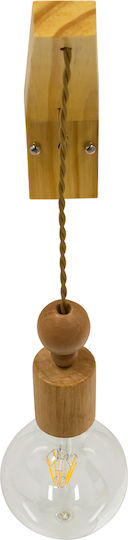 GloboStar Novo Vintage Lampa De Perete Cu Bază De Bec E27 Bej 27x65x65cm